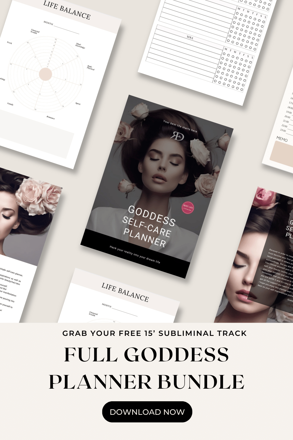 Goddess Self-Care Planner