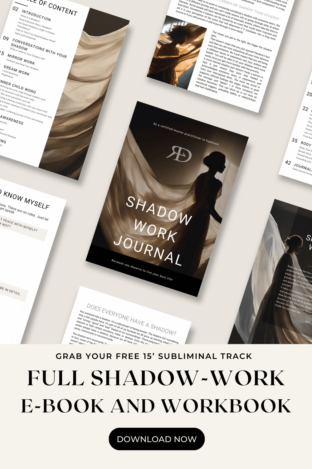 Self Care + Shadow Work + E-Book + FREE Manifestation Planner ! Your FULL best life right now