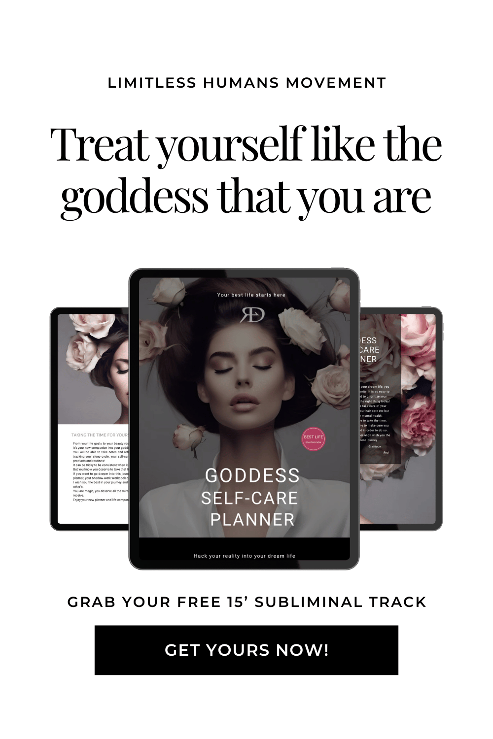 Self Care + Shadow Work + E-Book + FREE Manifestation Planner ! Your FULL best life right now